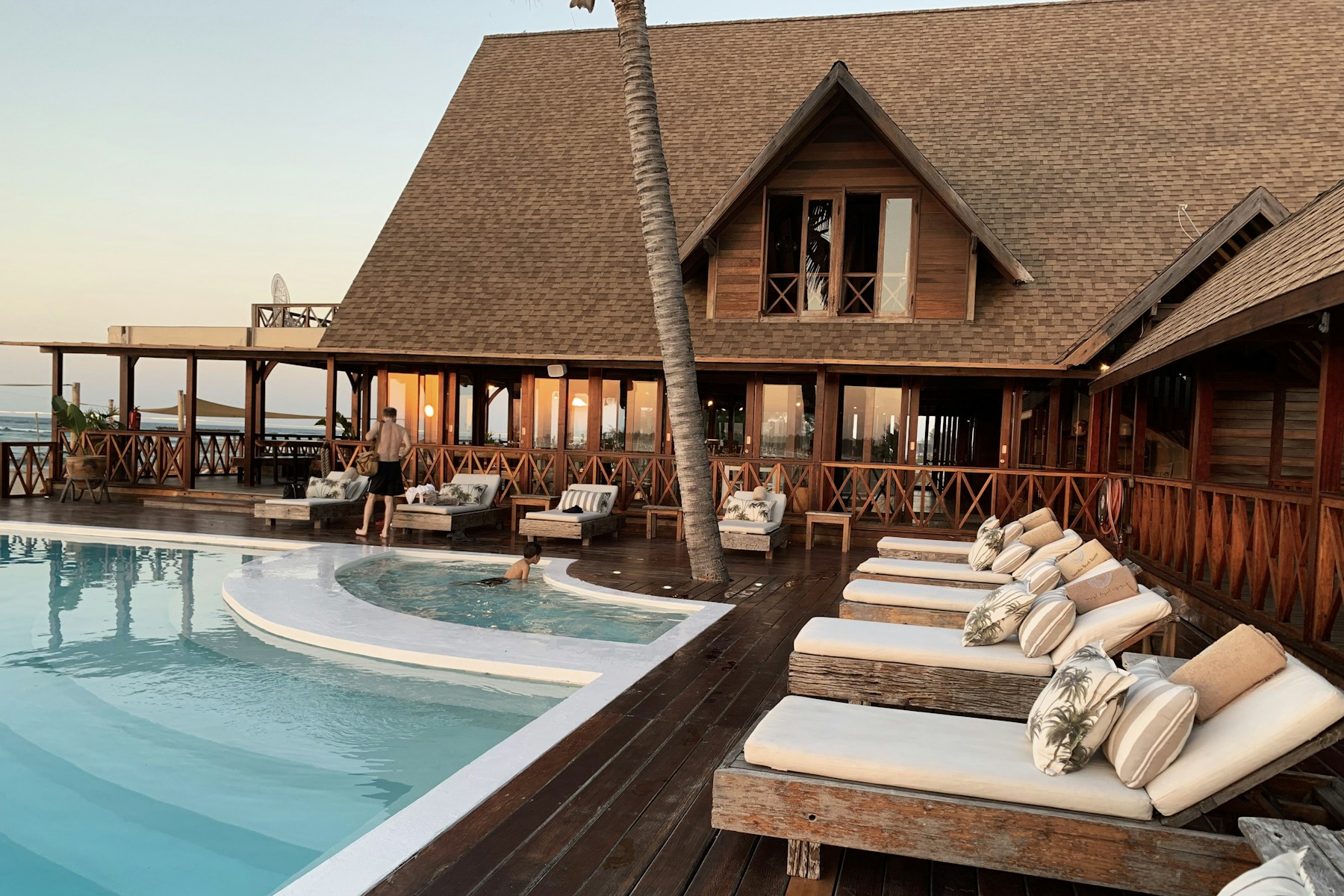 Villa Azul luxury resort pool overlooking the ocean